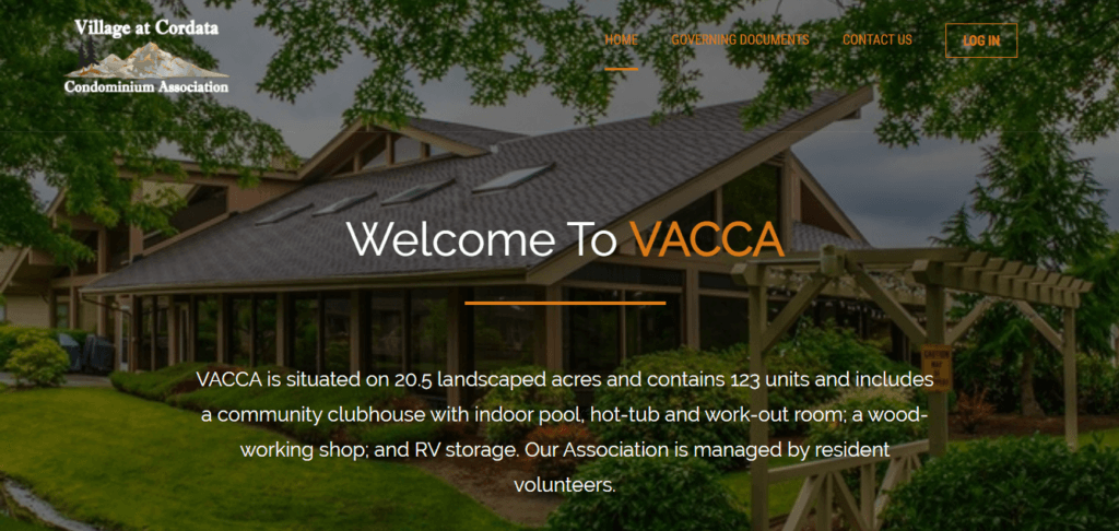 5 of the Best Condo Websites to Inspire Your Own 5 a screenshot of VACCA's website, which has a picture of a buidling ad the text welcome to vacca