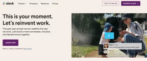 6 Tech Tools Every Successful HOA Board Member Uses 1 Screenshot of Slack's website homepage