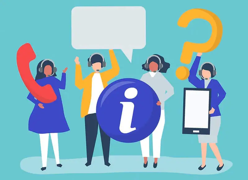 How Self-managed HOA Software Can Transform Your Community: 5 Key Benefits 2 illustration of 4 people holding a phone, a smartphone, a textbox over them