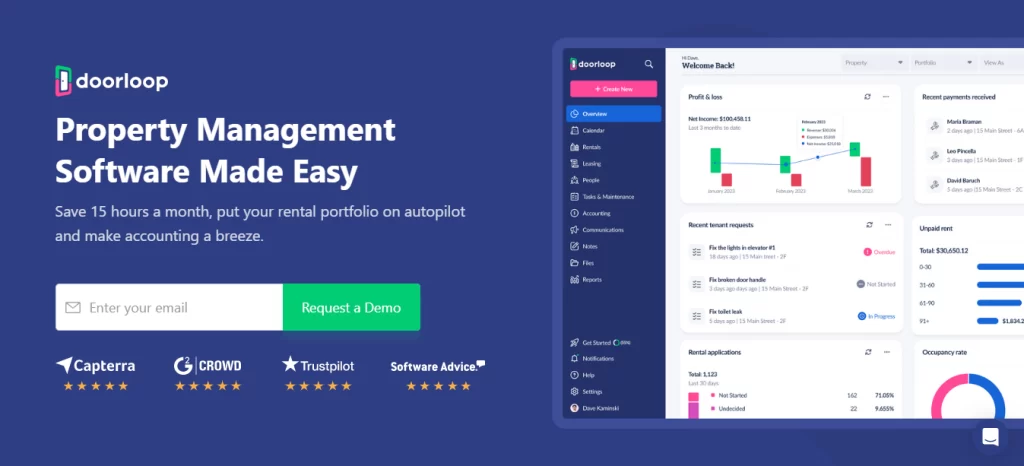 Boost Your Condo Association With Our Top 5 Solutions: Ultimate Guide to Condo Management Software 6 doorloop website screenshot
