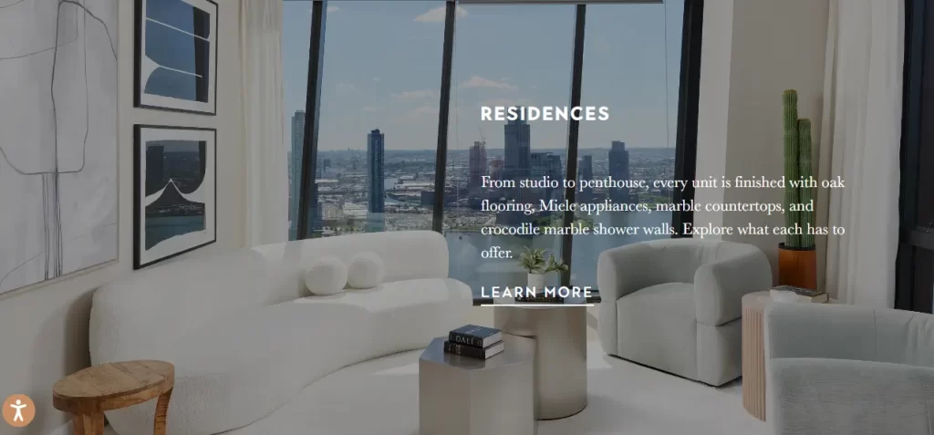 5 of the Best Condo Websites to Inspire Your Own 3 the copper condo website 1